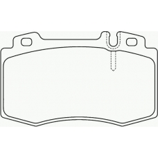 MDB2064 MINTEX Комплект тормозных колодок, дисковый тормоз