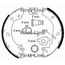 FBS536 FIRST LINE Комплект тормозных колодок