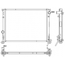 53042 NRF Радиатор, охлаждение двигателя