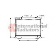 52002039 VAN WEZEL Радиатор, охлаждение двигателя