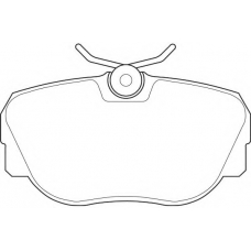 WBP21173A WAGNER LOCKHEED Комплект тормозных колодок, дисковый тормоз