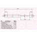 95227100 KLOKKERHOLM Газовая пружина, крышка багажник