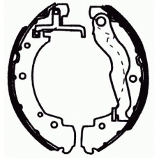 06910 KAWE Комплект тормозных колодок