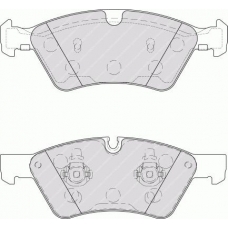 FD7208A NECTO Комплект тормозных колодок, дисковый тормоз