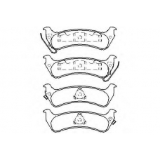 MDB2349 MINTEX Комплект тормозных колодок, дисковый тормоз