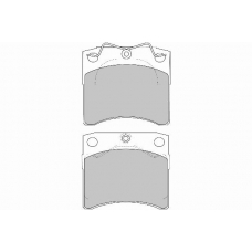 FD6773N NECTO Комплект тормозных колодок, дисковый тормоз