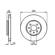 0 986 479 077 BOSCH Тормозной диск