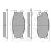 9211 OPTIMAL Комплект тормозных колодок, дисковый тормоз