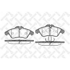 589 000B-SX STELLOX Комплект тормозных колодок, дисковый тормоз