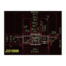 J3315006 NIPPARTS Тормозной диск
