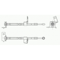 512631 CEF Тормозной шланг