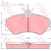 GDB447 TRW Комплект тормозных колодок, дисковый тормоз GDB447 TRW Комплект тормозных колодок, дисковый тормоз