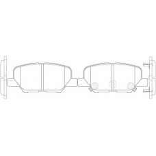 FP5151 FIT Комплект тормозных колодок, дисковый тормоз