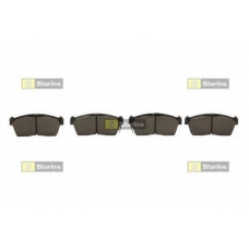 BD S553 STARLINE Комплект тормозных колодок, дисковый тормоз