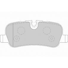 FD7119A NECTO Комплект тормозных колодок, дисковый тормоз