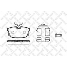778 010B-SX STELLOX Комплект тормозных колодок, дисковый тормоз