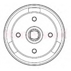 329176B BENDIX Тормозной барабан