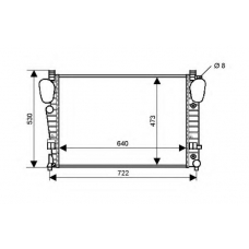 QER2231 QUINTON HAZELL Радиатор, охлаждение двигателя