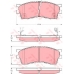GDB3245 TRW Комплект тормозных колодок, дисковый тормоз