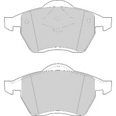 FD6693A NECTO Комплект тормозных колодок, дисковый тормоз