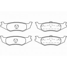 MDB1773 MINTEX Комплект тормозных колодок, дисковый тормоз