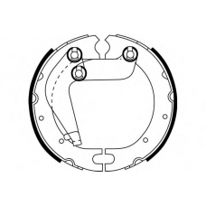 S794 SIMER Комплект тормозных колодок