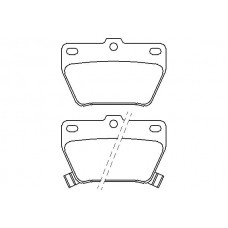 MDB2160 MINTEX Комплект тормозных колодок, дисковый тормоз