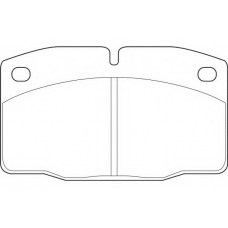 WBP20939A WAGNER LOCKHEED Комплект тормозных колодок, дисковый тормоз