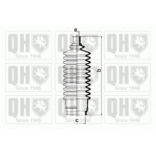 QG1007 QUINTON HAZELL Комплект пылника, рулевое управление