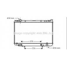 TO2207 Prasco Радиатор, охлаждение двигателя