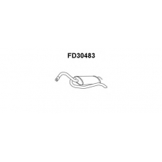 FD30483 VENEPORTE Глушитель выхлопных газов конечный