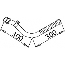 50250 DINEX Труба выхлопного газа