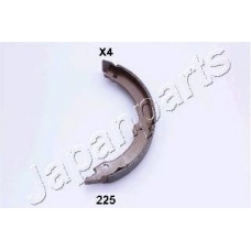 GF-225AF JAPANPARTS Комплект тормозных колодок, стояночная тормозная с