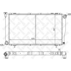 10-26243-SX STELLOX Радиатор, охлаждение двигателя