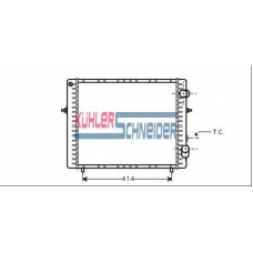 0906101 KUHLER SCHNEIDER Радиатор, охлаждение двигател