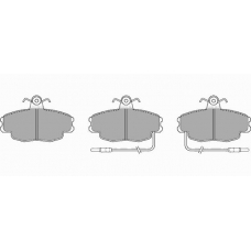 284 SIMER Комплект тормозных колодок, дисковый тормоз