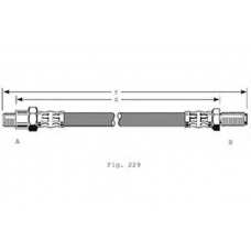 PHC158 TRW Тормозной шланг