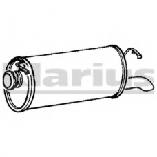 CN418C KLARIUS Глушитель выхлопных газов конечный