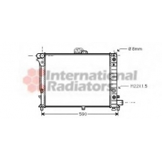 47002012 VAN WEZEL Радиатор, охлаждение двигателя