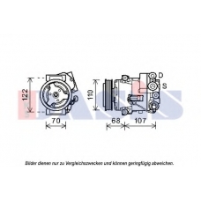 852602N AKS DASIS Компрессор, кондиционер