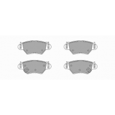 721 SIMER Комплект тормозных колодок, дисковый тормоз