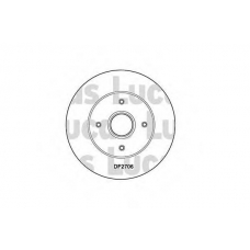 DF2706 TRW Тормозной диск DF2706 TRW Тормозной диск