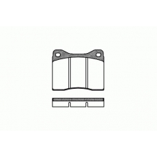 2011.00 ROADHOUSE Комплект тормозных колодок, дисковый тормоз