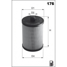 ELH4443 MECAFILTER Масляный фильтр