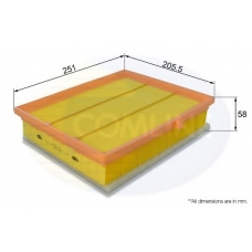 EAF899 COMLINE Воздушный фильтр