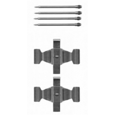 8DZ 355 204-041 HELLA PAGID Комплектующие, колодки дискового тормоза