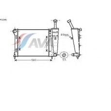 FT2345 AVA Радиатор, охлаждение двигателя