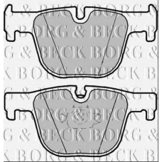 BBP2347 BORG & BECK Комплект тормозных колодок, дисковый тормоз
