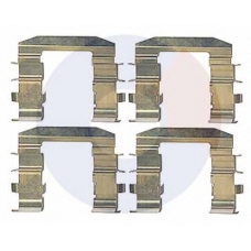 2464 CARRAB BRAKE PARTS Комплектующие, колодки дискового тормоза