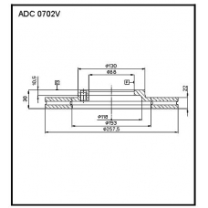 ADC 0702V Allied Nippon Гидравлические цилиндры
